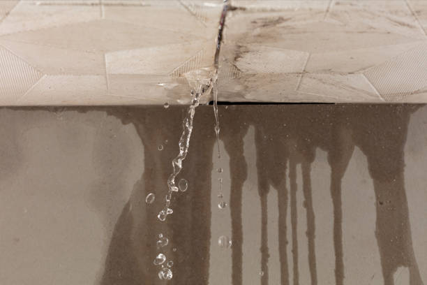 Professional Water Damage Repair technician working in Secaucus, NJ